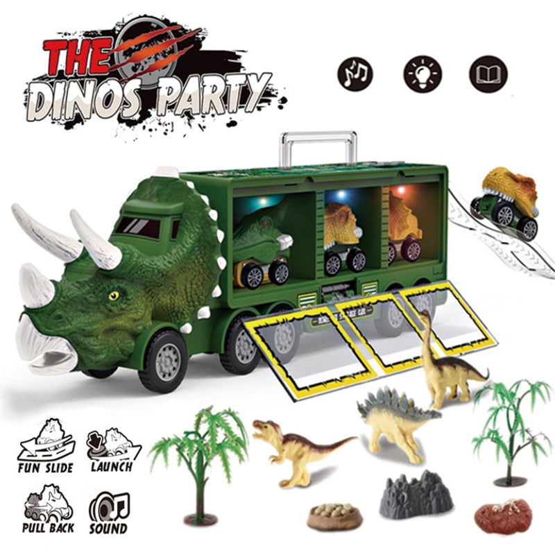 DINOSAUR TRANSPORT TOY CAR - Laven Club
