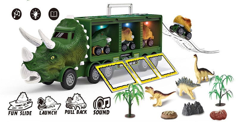 DINOSAUR TRANSPORT TOY CAR - Laven Club