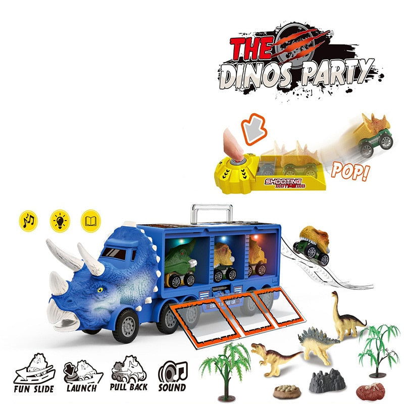 DINOSAUR TRANSPORT TOY CAR - Laven Club