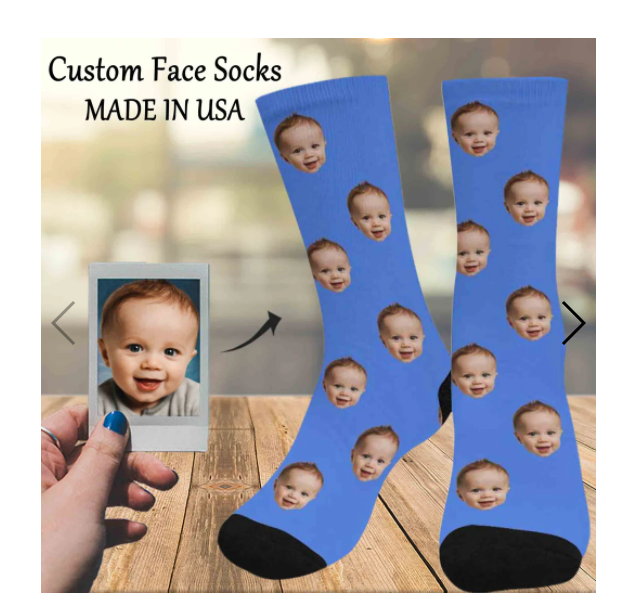 Personalized Photo Fun Socks - Laven Club