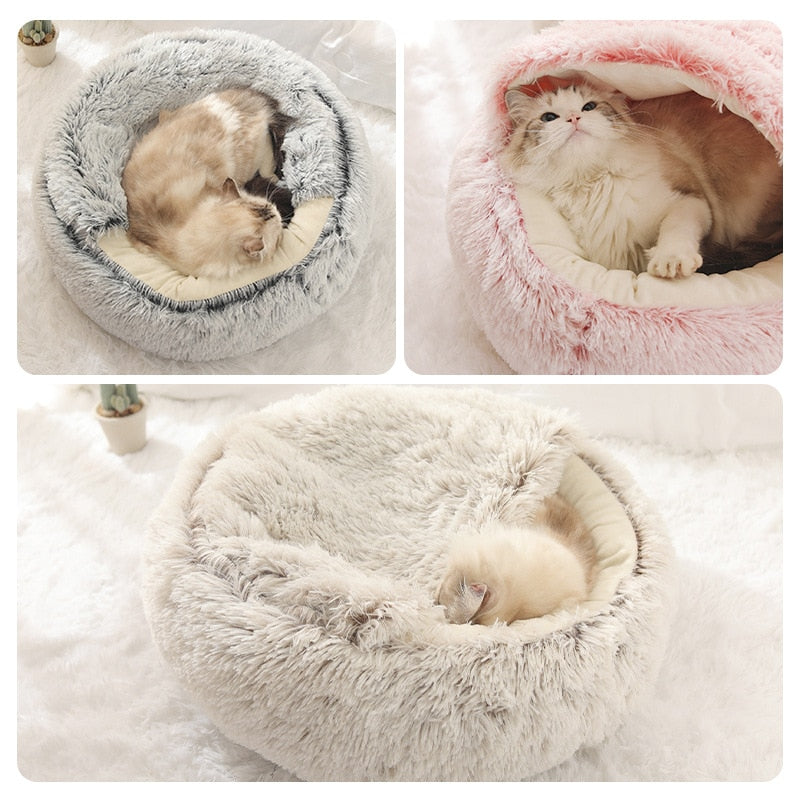 CozyCave 2-in-1 Pet Bed
