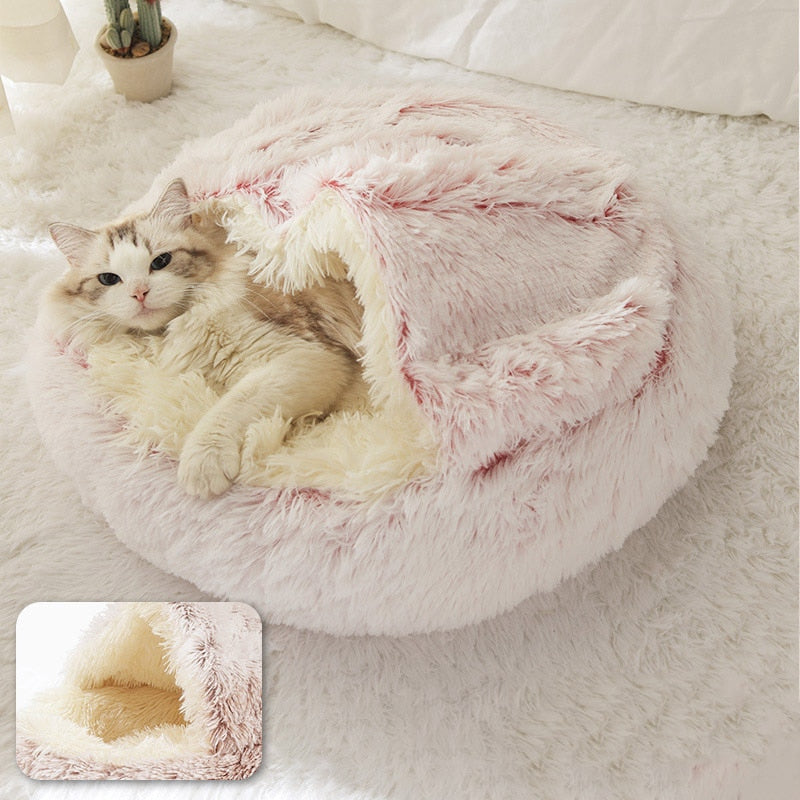 CozyCave 2-in-1 Pet Bed
