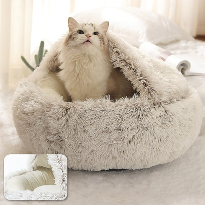 CozyCave 2-in-1 Pet Bed