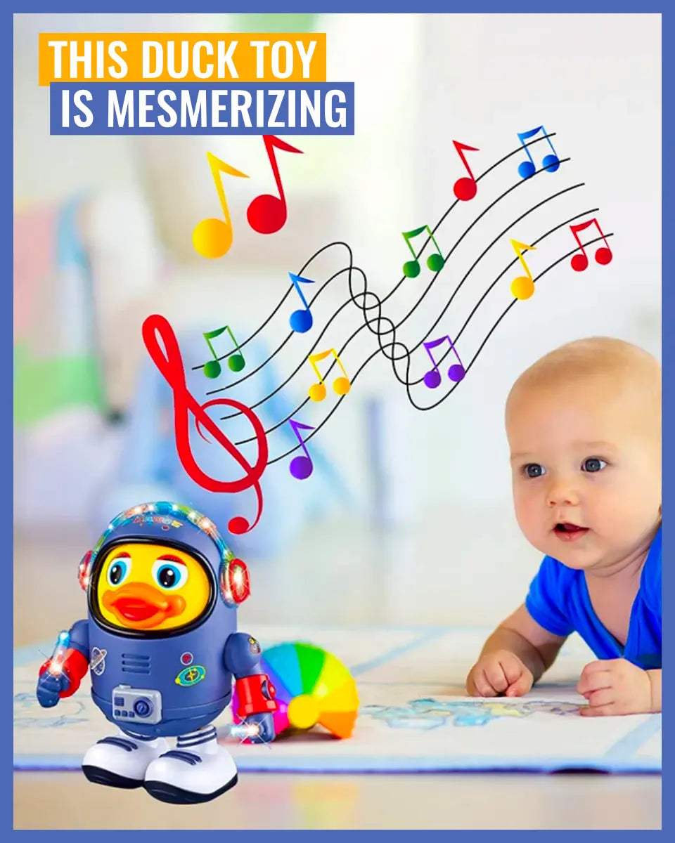 SpaceWaddle - Dancing Duck Baby Toy