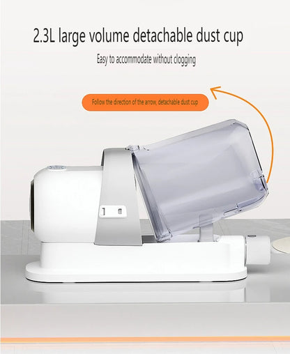 Pet Grooming Vacuum & Dog Grooming Kit with 2.3L Capacity Larger Pet Hair Dust Cup Dog Brush for Pet Hair Vacuum Cleaner