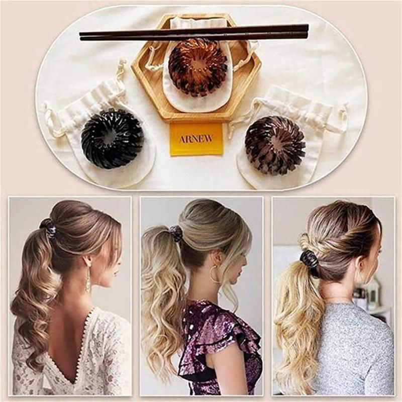 Bird’s Nest Plate Hairpin - Laven Club