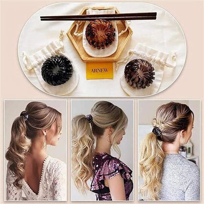 Bird’s Nest Plate Hairpin - Laven Club