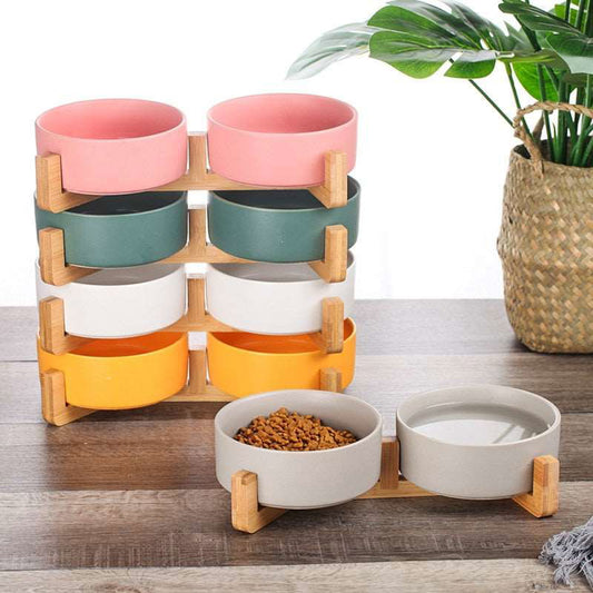 Ceramic Pet Feeding Bowl - Laven Club