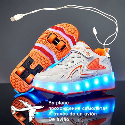 Children Luminous Glider Sneakers - Laven Club