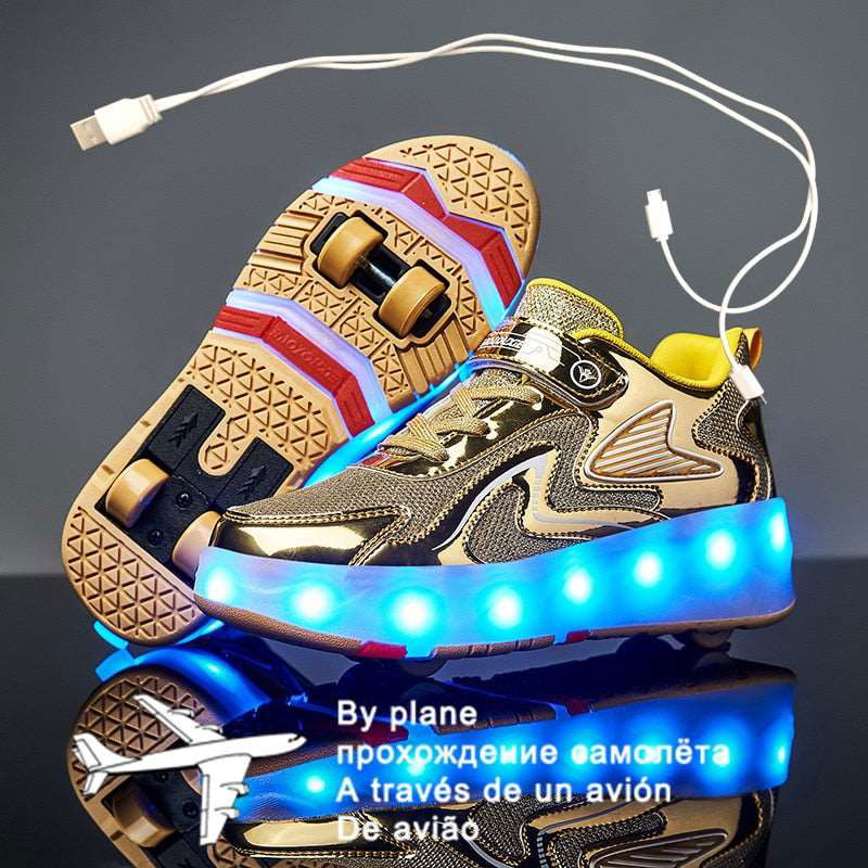 Children Luminous Glider Sneakers - Laven Club