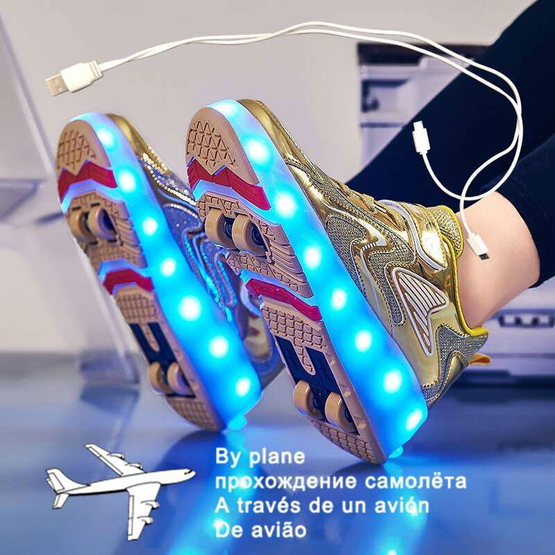 Children Luminous Glider Sneakers - Laven Club