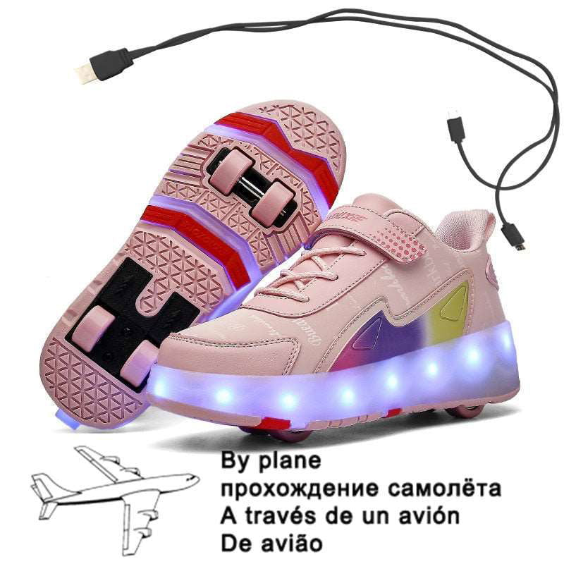 Children Luminous Glider Sneakers - Laven Club