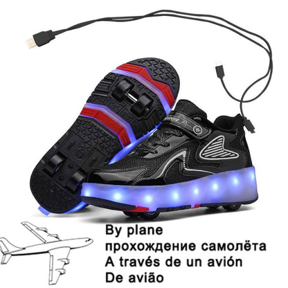 Children Luminous Glider Sneakers - Laven Club