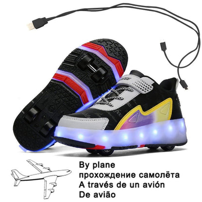 Children Luminous Glider Sneakers - Laven Club