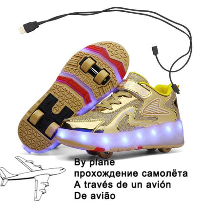 Children Luminous Glider Sneakers - Laven Club