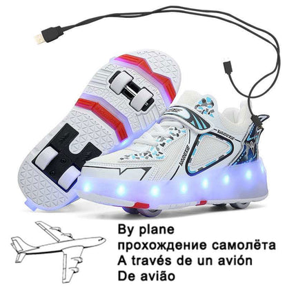 Children Luminous Glider Sneakers - Laven Club