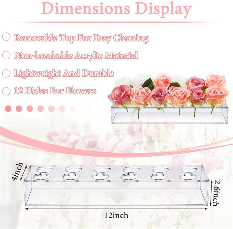ClearBloom™ - Modern Acrylic Flower Vase - Laven Club