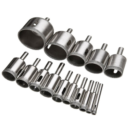 DIAMOND HOLE DRILL BITS (15 PCS) - SMOOTH, ACCURATE HOLES EVERY TIME - Laven Club