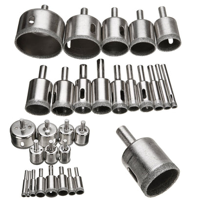 DIAMOND HOLE DRILL BITS (15 PCS) - SMOOTH, ACCURATE HOLES EVERY TIME - Laven Club