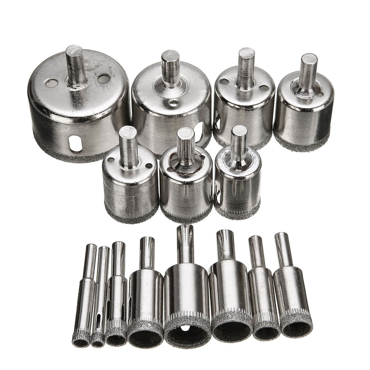 DIAMOND HOLE DRILL BITS (15 PCS) - SMOOTH, ACCURATE HOLES EVERY TIME - Laven Club