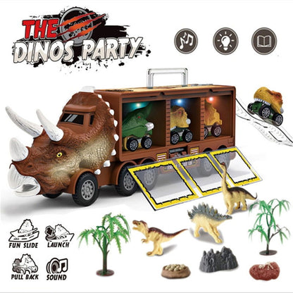 DINOSAUR TRANSPORT TOY CAR - Laven Club