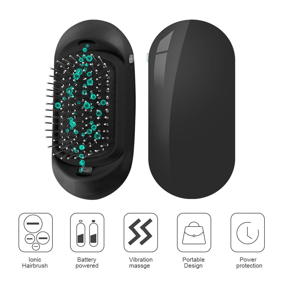 FrizzStop - Portable Electric Ionic Hairbrush - Laven Club