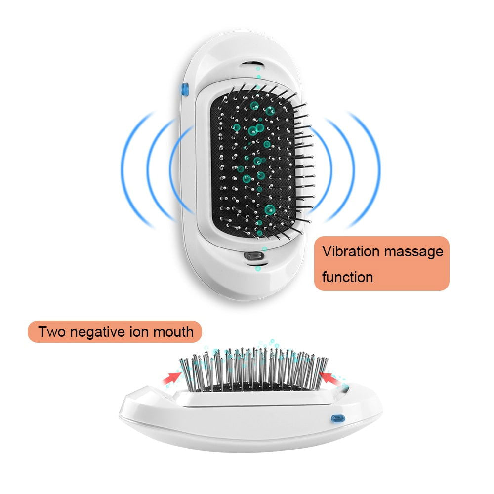 FrizzStop - Portable Electric Ionic Hairbrush - Laven Club