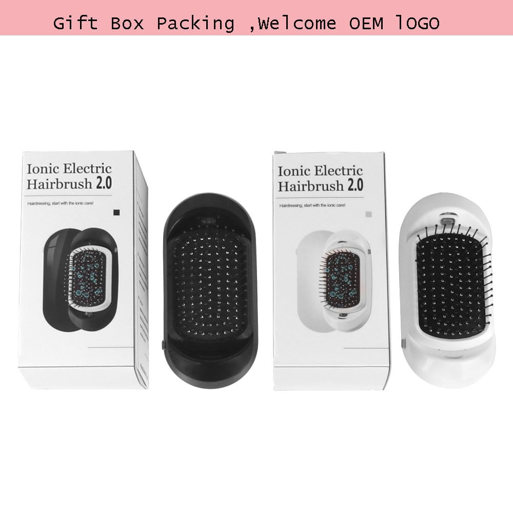 FrizzStop - Portable Electric Ionic Hairbrush - Laven Club