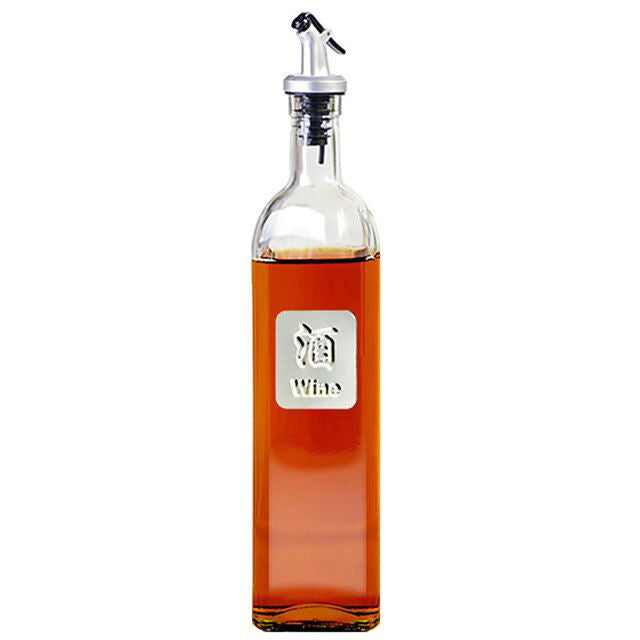 Glass Oil Bottle Kitchen Tools Accessories - Laven Club