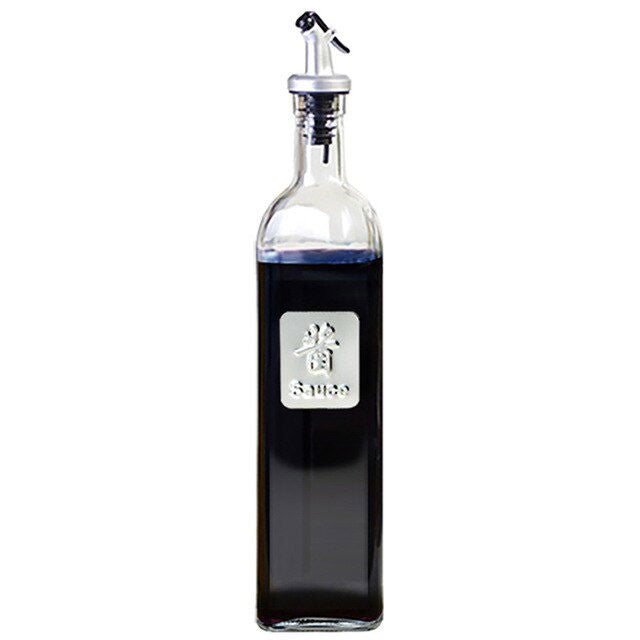 Glass Oil Bottle Kitchen Tools Accessories - Laven Club