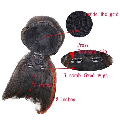 HairComplete - Ponytail Bun & Bang Set - Laven Club