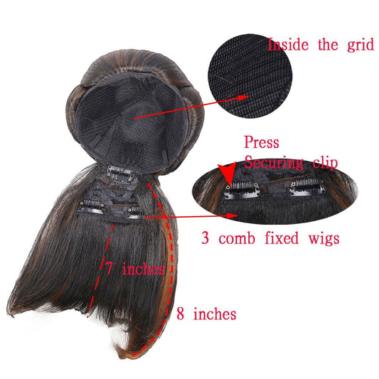 HairComplete - Ponytail Bun & Bang Set - Laven Club