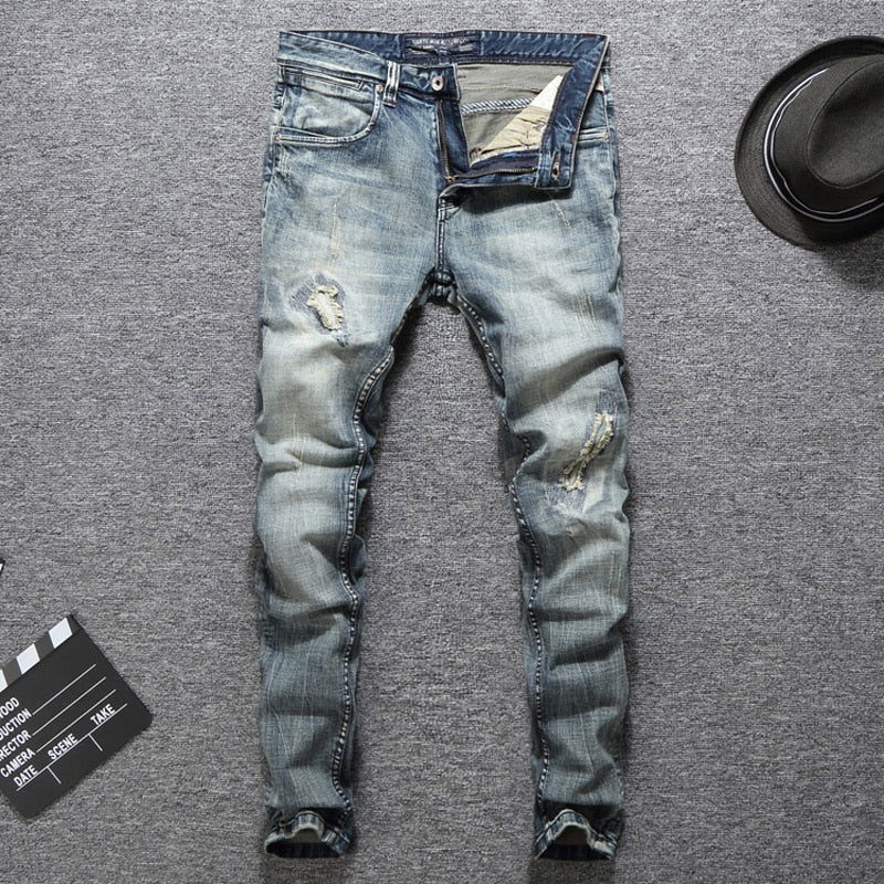 Italian Mini Ripped Jeans - Laven Club