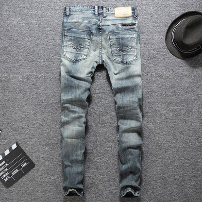 Italian Mini Ripped Jeans - Laven Club