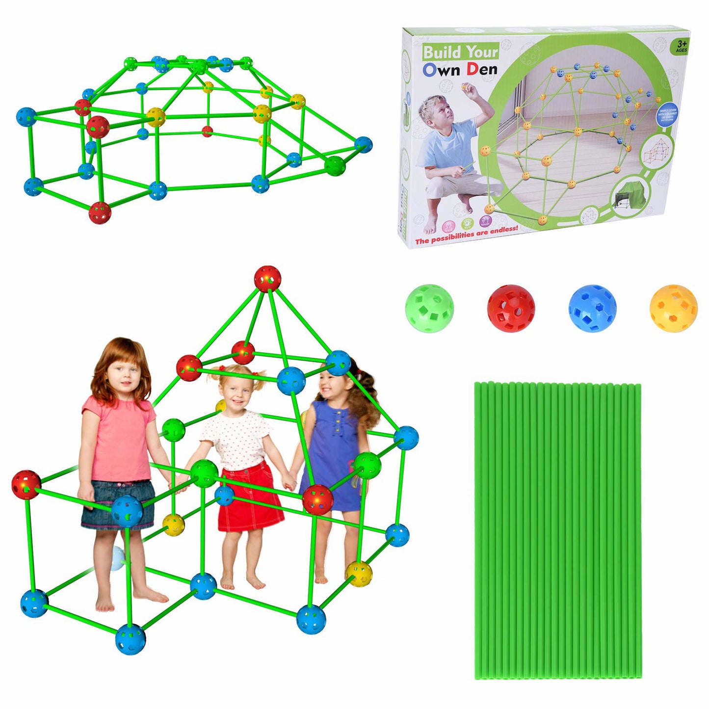 KID'S FORT BUILDING SET - Laven Club