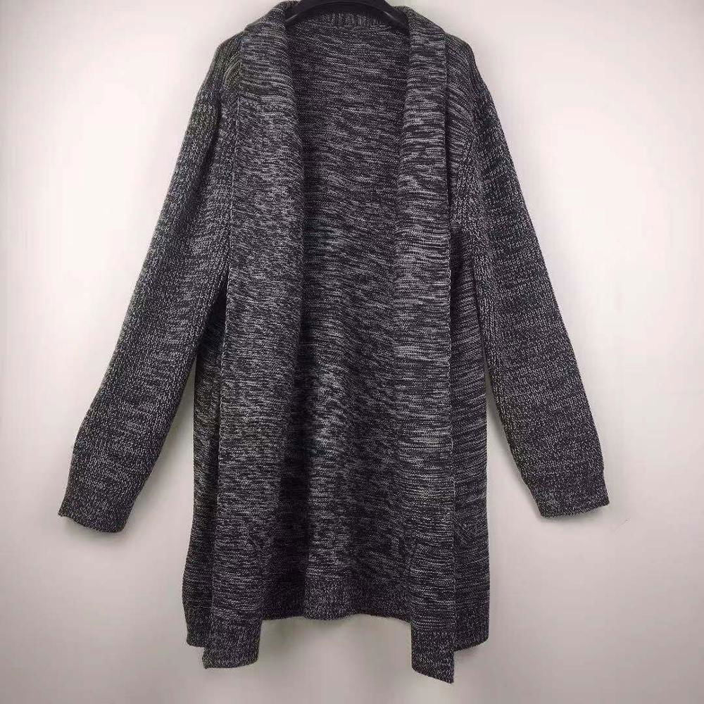 Knitted Long Cardigan Sweater - Laven Club