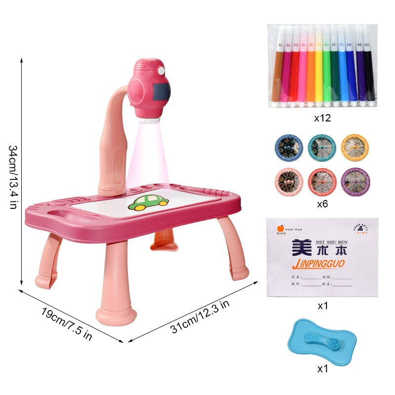 LED ART DRAWING PROJECTOR TABLE - Laven Club