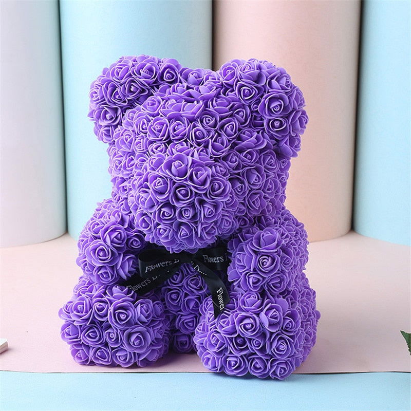 Love Forever Rose Bear - Laven Club