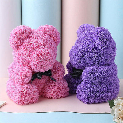 Love Forever Rose Bear - Laven Club