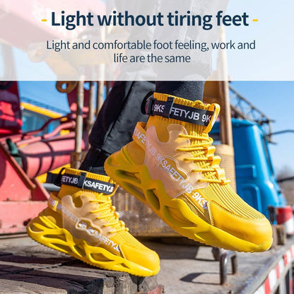 MIGHTYSTEPS - LIGHTWEIGHT INDESTRUCTIBLE STEEL TOE SHOES - Laven Club