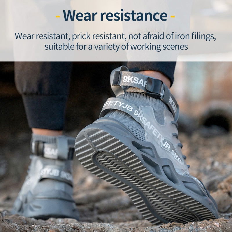 MIGHTYSTEPS - LIGHTWEIGHT INDESTRUCTIBLE STEEL TOE SHOES - Laven Club