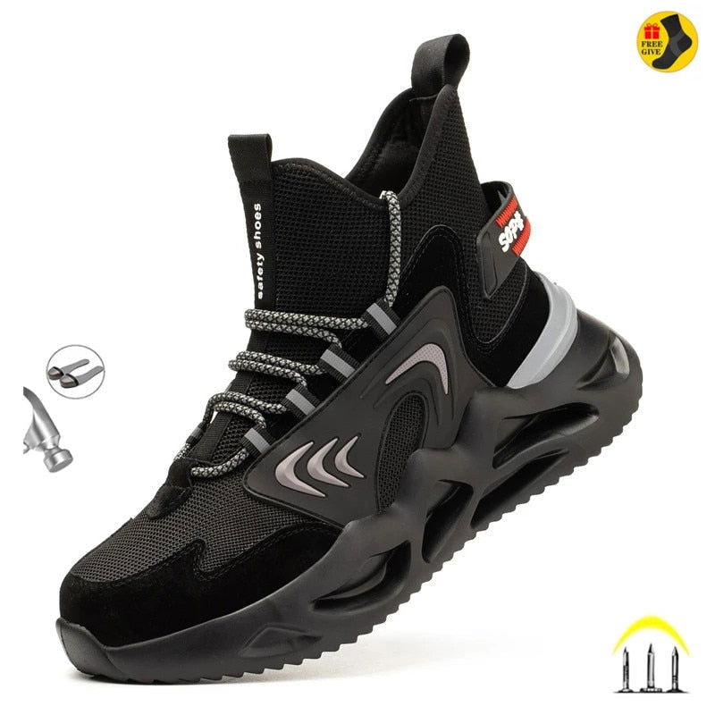 MIGHTYSTEPS - LIGHTWEIGHT INDESTRUCTIBLE STEEL TOE SHOES - Laven Club