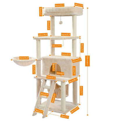 Multi-level Cat Tower - Laven Club