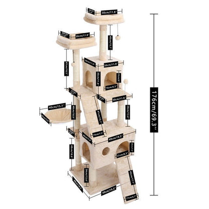 Multi-level Cat Tower - Laven Club