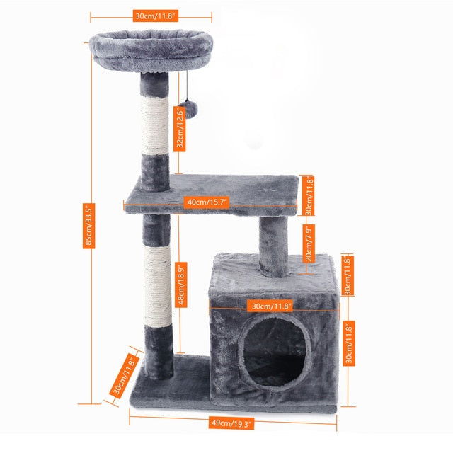 Multi-level Cat Tower - Laven Club