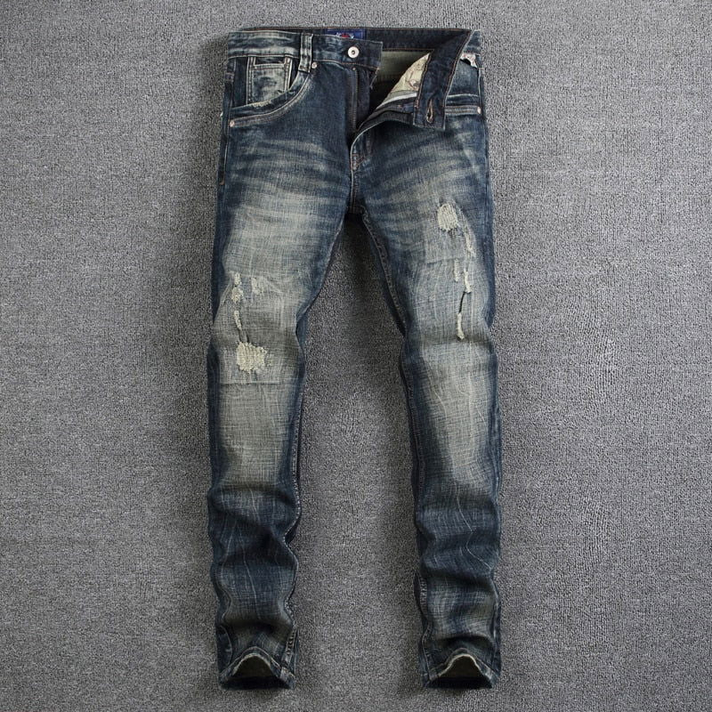 Nostalgia Wash Slim Fit Mens Jeans - Laven Club