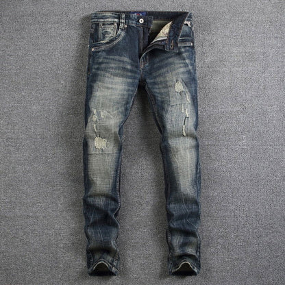 Nostalgia Wash Slim Fit Mens Jeans - Laven Club