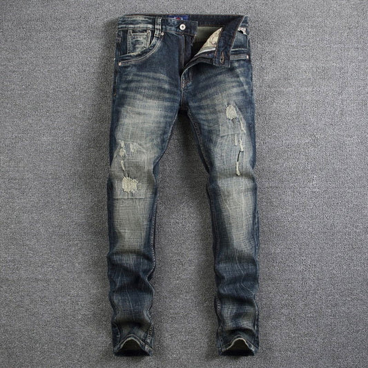 Nostalgia Wash Slim Fit Mens Jeans - Laven Club