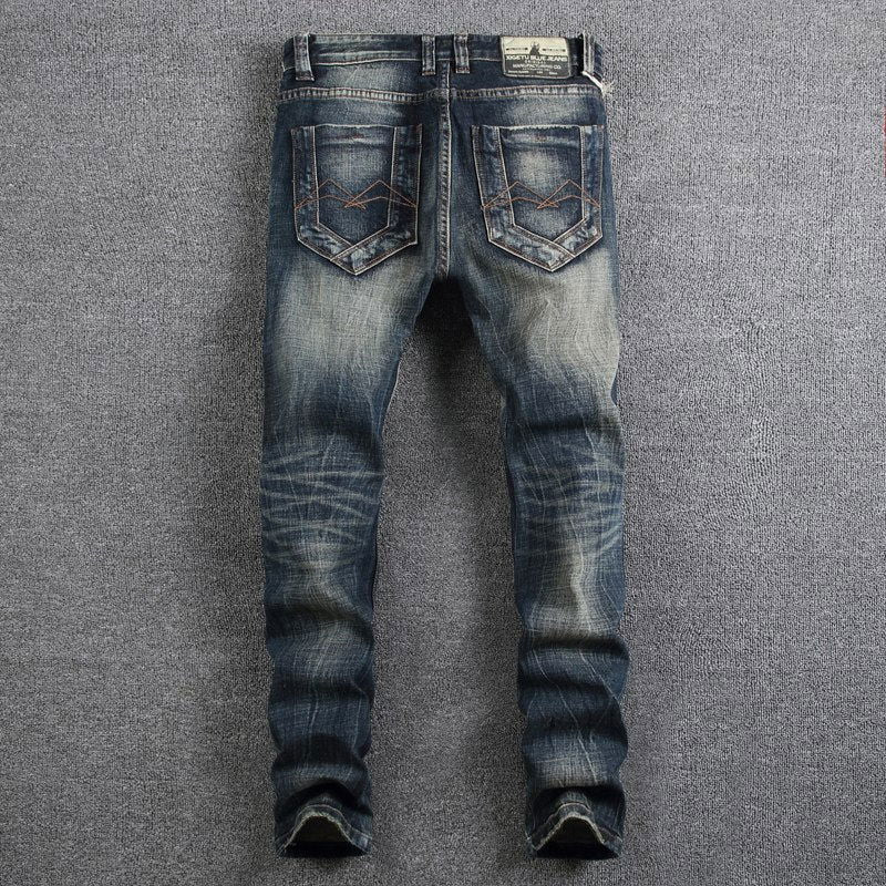 Nostalgia Wash Slim Fit Mens Jeans - Laven Club