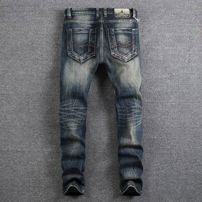 Nostalgia Wash Slim Fit Mens Jeans - Laven Club